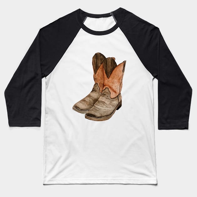 These boots are made for walking Baseball T-Shirt by svenj-creates